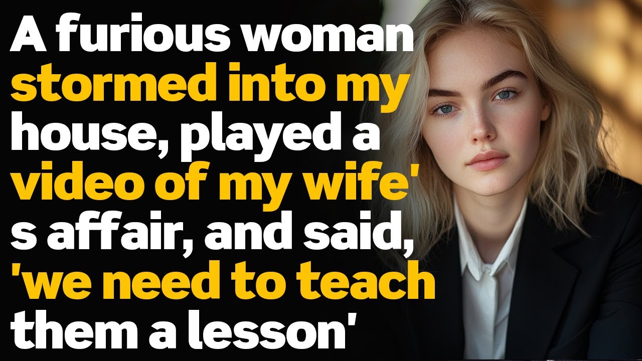 A Furious Woman Stormed Into My House, Played a Video of My Wife’s Affair, and Said, ‘We Need Teach