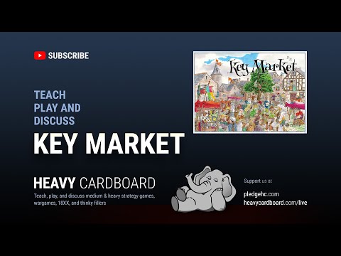 Key Market 4p Teaching, Play-through, & Round table by Heavy Cardboard