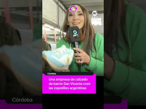 Una empresa de calzado de barrio San Vicente creó las zapatillas argentinas
