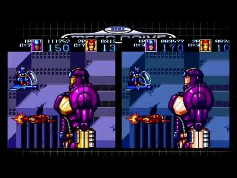 Captain America - Mega Drive/ Genesis | Comparison of Original & Pyron's Colour Hack