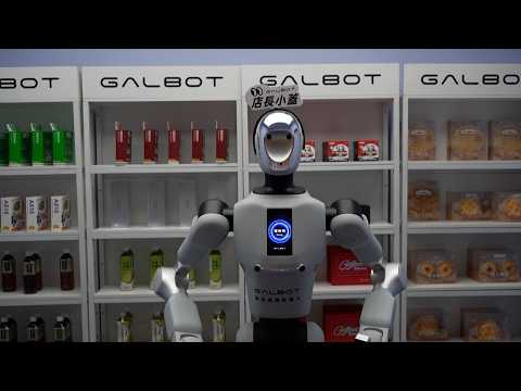 Shoppers interact with Hong Kong’s first robot shopkeeper