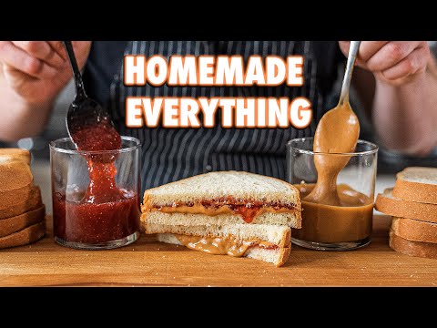 The Perfect PB&J Completely From Scratch Feat. My Mom