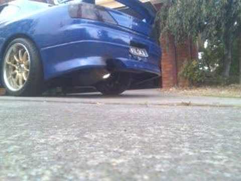 hks hi power 409 exhaust on nissan s15 silvia
