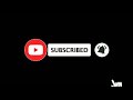 Black screen subscribe animation