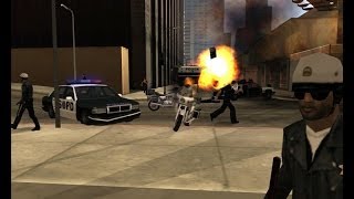 preview picture of video 'GTA San Andreas - Riot + wapen cheat = problemen: 2'