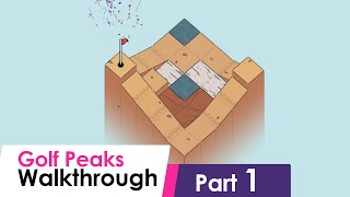 Golf Peaks | Full Walkthrough | part one | levels 1-45 #gameplay #solution