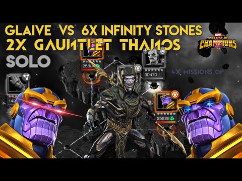 Corvus Glaive Destroyed Infinity Gauntlet Thanos 2X (Uncollected) - Marvel Contest of Champions