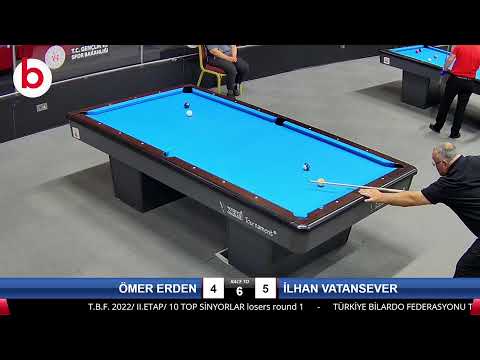 ÖMER ERDEN & İLHAN VATANSEVER Bilardo Maçı - 