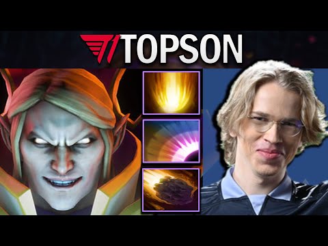 Invoker Dota 2 Gameplay T1.Topson with Epic and Amazing Combo - TI12