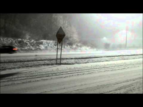 2" of snow less than 20 minutes tonight! Snow squall...Lewis Co  I-79  West Virginia.