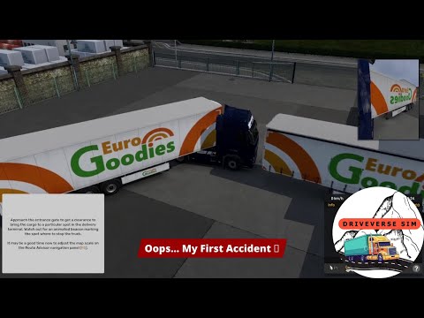 Euro Truck Simulator 2 – First Drive 🚛 | No Commentary | DriveVerse Sim