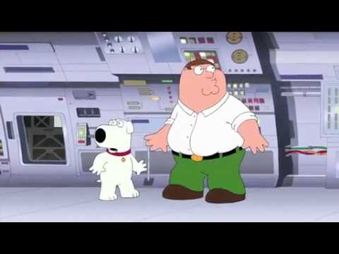 Family Guy space ship taking off