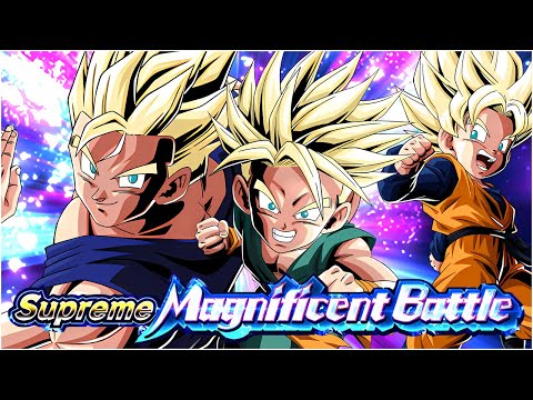 NEXT GENERATION SAIYANS SUPREME MAGNIFICENT BATTLE! STAGE 5 VS. GOHAN, GOTEN & TRUNKS PT. 2! Dokkan