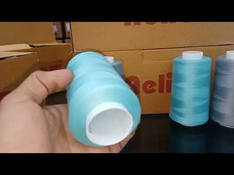 Twisted 4300 meter industrial sewing thread, packaging type:...