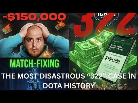 THE MOST DISASTROUS "322" CASE IN DOTA2 HISTORYY | BETTING GAMBLING |