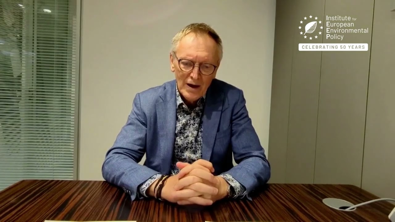 Celebrating 50 years of IEEP with Janez Potočnik
