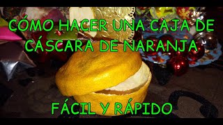 Experimento 2- Caja de cáscara de naranja.