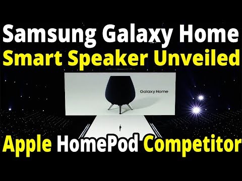 Samsung Bixby-powered Galaxy Home Smart Speaker Unveiled as Apple HomePod Competitor