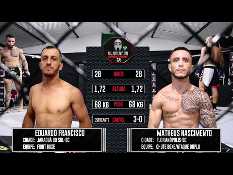 Jefferson Nascimento vs Marcio Francisco full fight