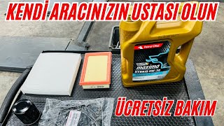 KENDİ ARACINIZIN USTASI OLUN ! | PERİYODİK BAKIM NASIL YAPILIR #hybrid #bakım #b
