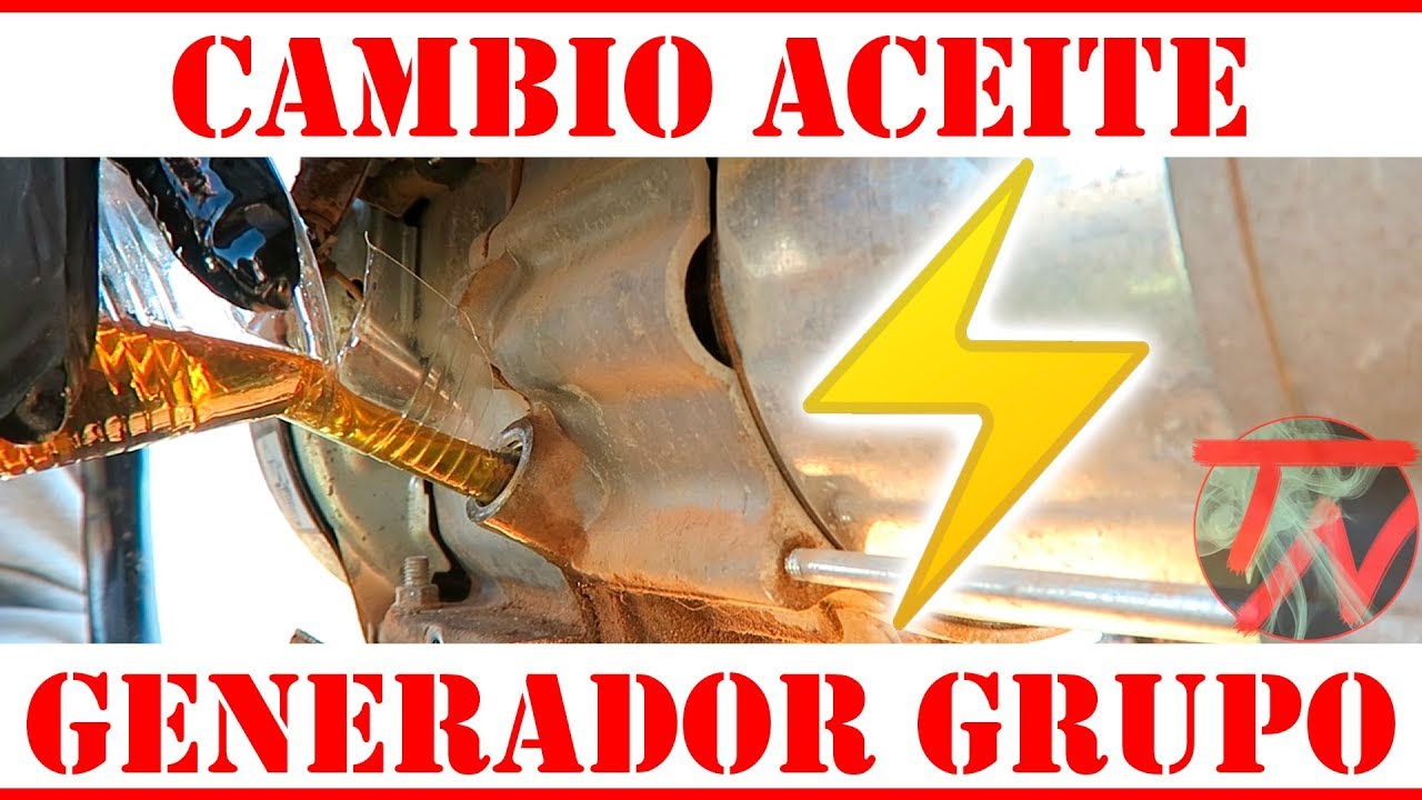 Cambiar aceite GENERADOR mantenimiento GRUPO 💡⚡️