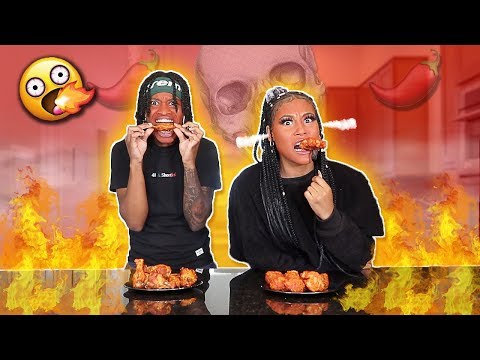 Last To Stop Eating WORLDS HOTTEST WINGS Wins $10,000 - Eating Challenge