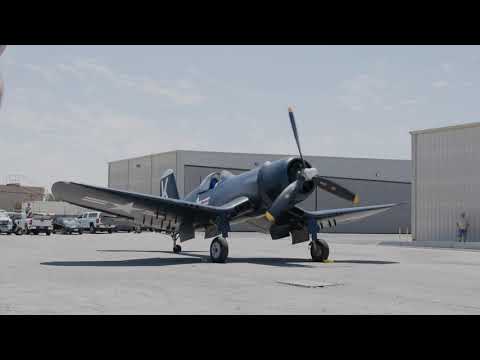 Planes of Fame Flight Demo Day - Vought F4U 1 Corsair