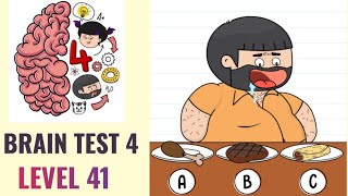 🧠 Brain Test 4 Level 41 | Pick the best plate for Uncle Bubba | Walkthrough