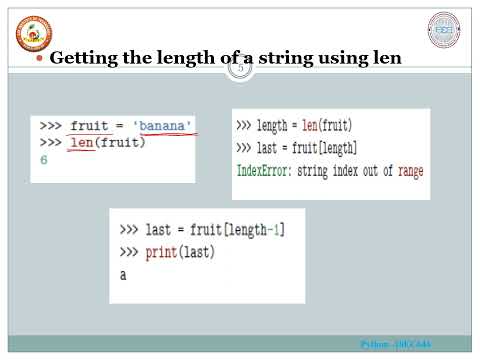 Python Module 2 Built In Function Strings