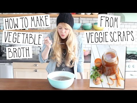 How to make vegetable broth from veggie scraps