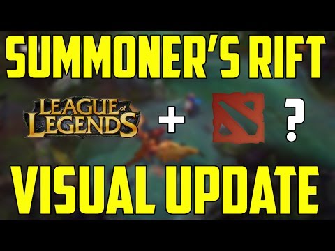 SUMMONER'S RIFT VISUAL UPDATE GAMEPLAY FOOTAGE AND FIRST IMPRESSIONS!