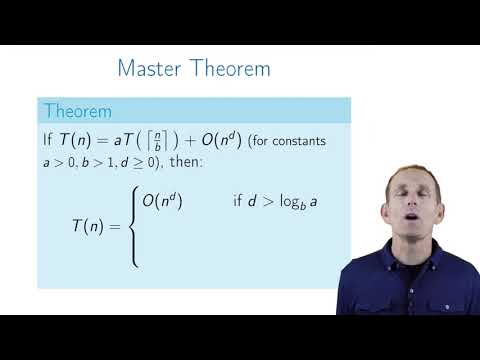 What is the Master Theorem?