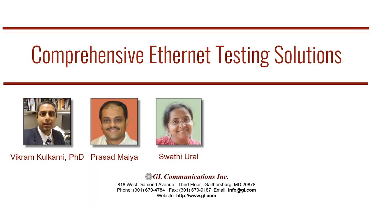 Comprehensive Ethernet Testing Solutions