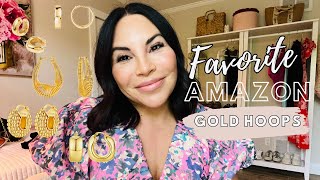 Affordable Gold Hoops from Amazon Golden Elegance on a Budget 💥✨