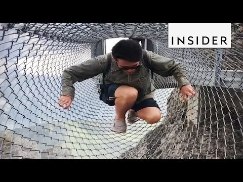 Crawl through A Tunnel 8,000 Feet Up In The Swiss Alps