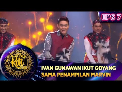 BEST!! Ivan Gunawan Ikut Goyang Sama Penampilan Marvin [ANOMAN OBONG]  - Kontes KDI Eps 7 (2/9)