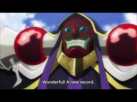 Best One Man Army Anime Moment  - Ainz Kills 100,000 Thousand Mens - Overlord Epic Fight Scene