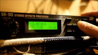 Video thumbnail for BOSS SE-50 [ Plate Reverb ] by Kick.S