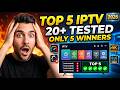 I Tested 20 IPTV Providers In 2026 Here Are The Top 5