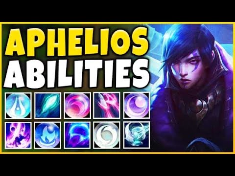 NEW CHAMPION APHELIOS ABILITIES REVEALED! 25 SPELLS IN ONE CHAMPION!!! - League of Legends
