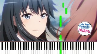 Download lagu Everyday World (OST ver.) - Oregairu ED2 Piano Cover | Sheet Music [4K] mp3