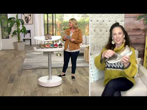 Earth Origins Leather Slip-On Casual Sneakers - Elin on QVC