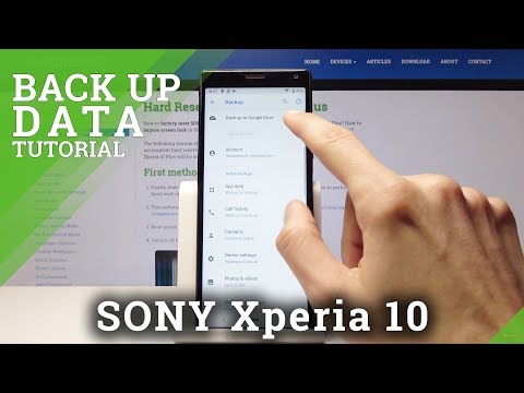 How to Enable Google Backup on SONY Xperia 10 - Allow Google Backup