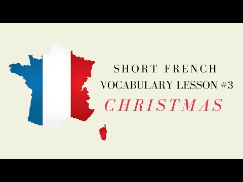 Learn French Vocabulary with Talk in French | Lesson 3 : Christmas - Noël