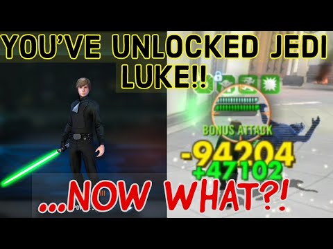 YOU HAVE JEDI KNIGHT LUKE!! NOW WHAT?!