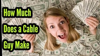 How much does a Cable Technician make a hour. How much does cable guys make. Pay check.