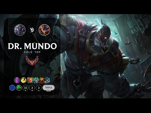 Dr. Mundo Top vs Rumble - EUW Grandmaster Patch 13.16