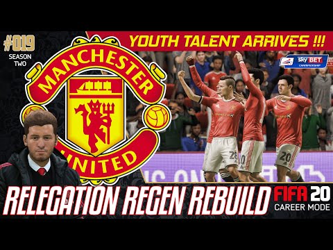 YOUTH TALENT ARRIVES! - Relegation Regen Rebuild - Fifa 20 Manchester United Career Mode - 19
