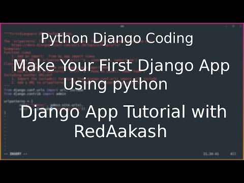 Python Web Framework: Make your first Django Application
