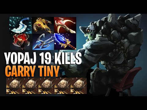 Yopaj tiny - Dota 2 Pro Immortal Tiny Gameplay 7.34c